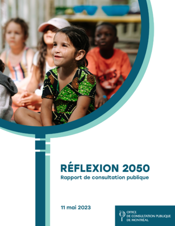 Couverture du rapport - Réflexion 2050