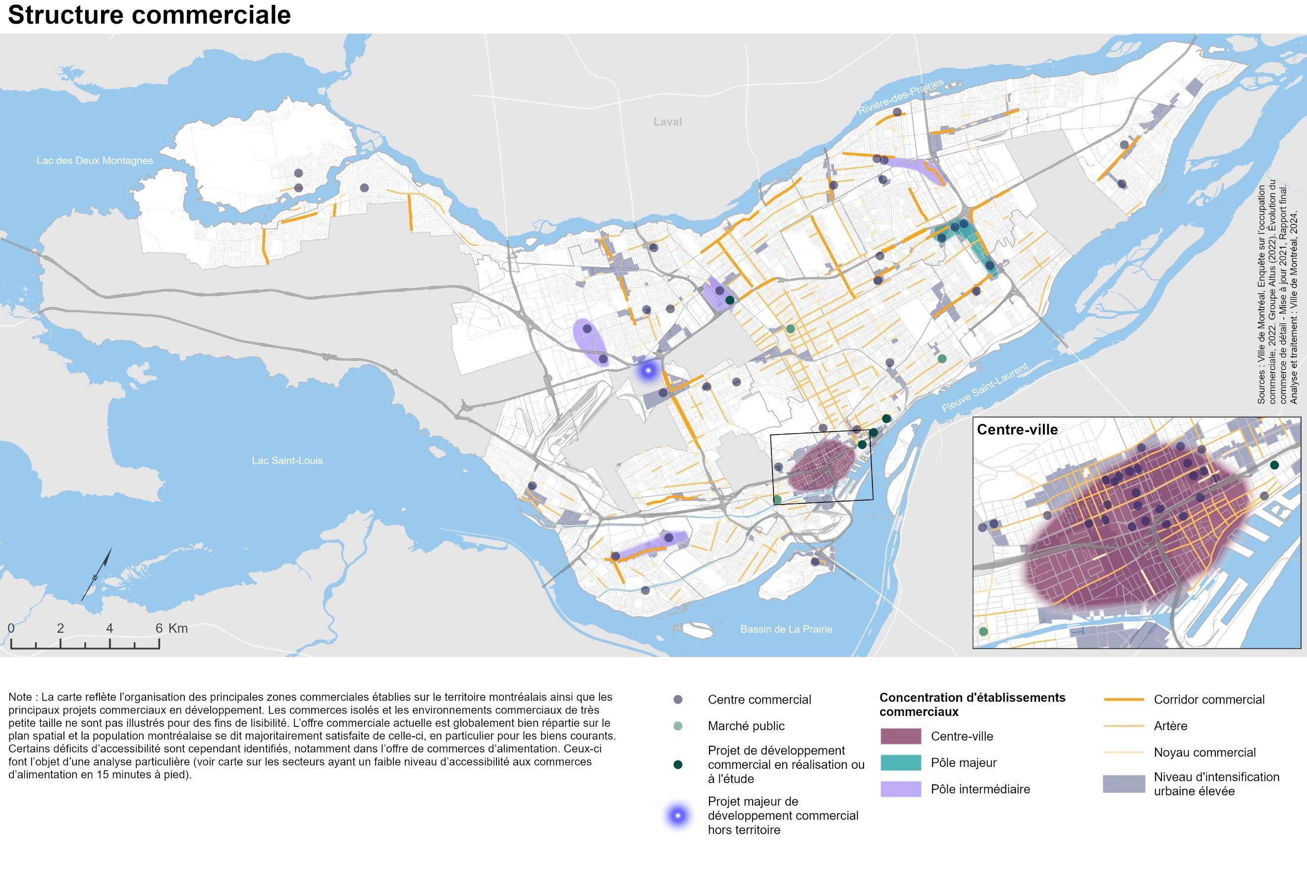 Areas with poor access to grocery stores within a 15-minute walk